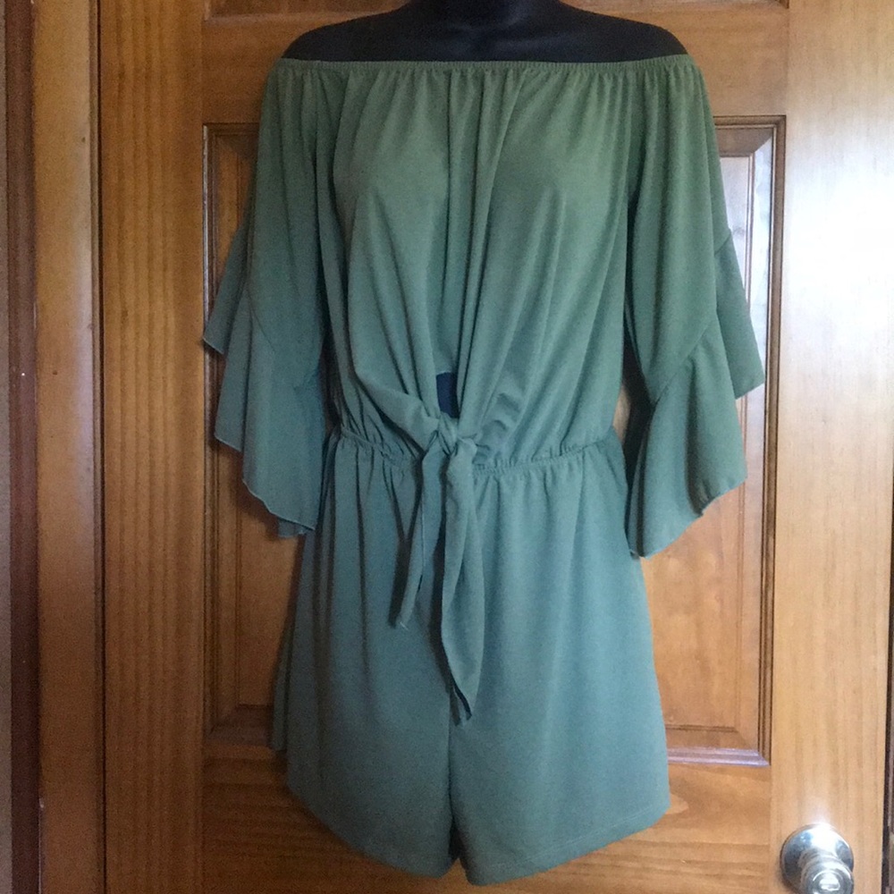 Off should green playsuit